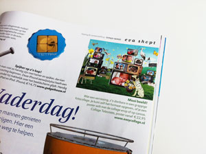 collage maken getipt in eva magazine voor vaderdag