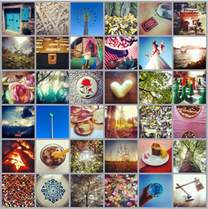 collage maken met instagram fotos