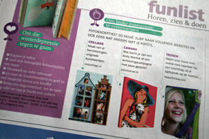 collage maken op funlist van flair