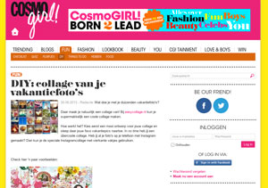 cosmogirl tipt maken van een collage met vakantie fotos