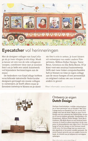 easycollage getipt in dagblad van het noorden