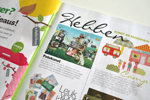 fotokunst in tijdschrift kinderen