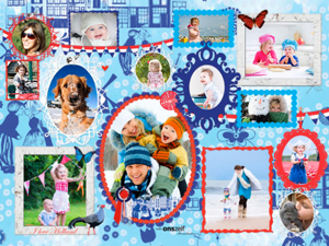 gloednieuw collage ontwerp van ontwerpduo onszelf online