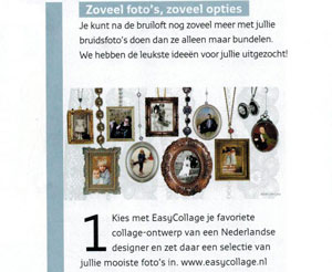 je trouwfoto als fotocollage