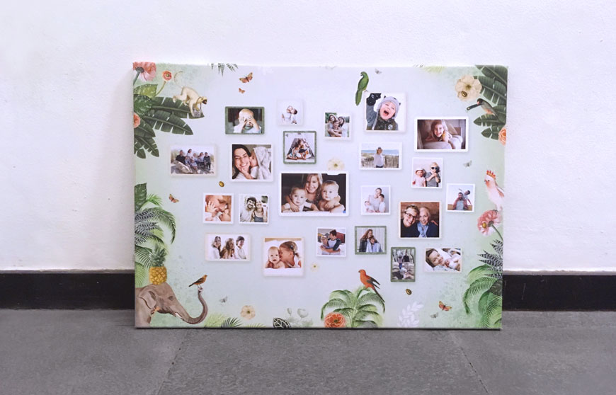 nieuw fotocollage ontwerp jungle