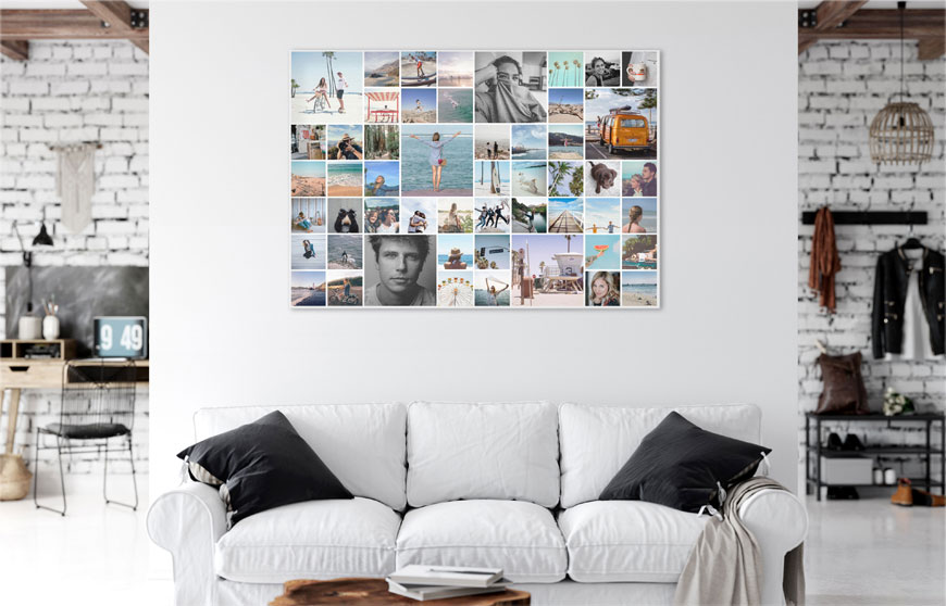 nieuw fotocollage ontwerp mozaiek instagram