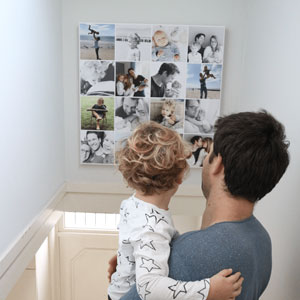 telefoon vol fotos lief thuis maakt eigen instagram collage
