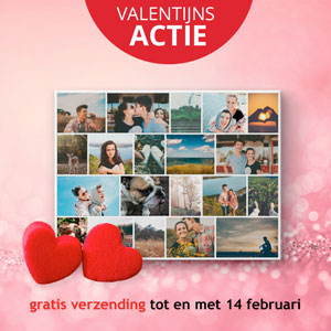 vier de liefde met jullie eigen fotocollage