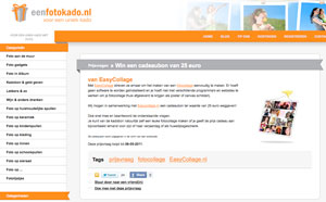 win een cadeaubon van easycollage