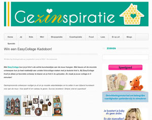 win een collage bij gezinspiratie