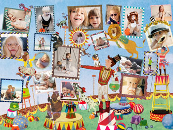 Fotocollage Circus