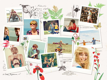 Fotocollage Flora