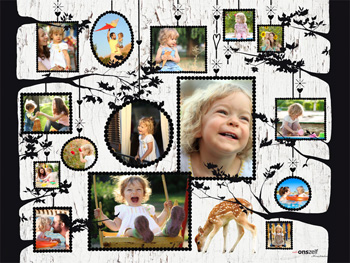 Fotocollage Oh Deer