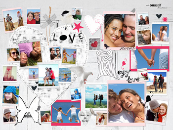 Fotocollage With Love