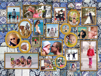 Fotocollage Hollandse Tegeltjes