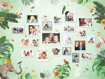 Fotocollage Jungle XL