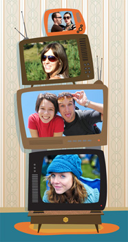 Fotocollage Bekend van TV
